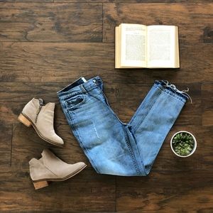 Evidnt crop straight jeans